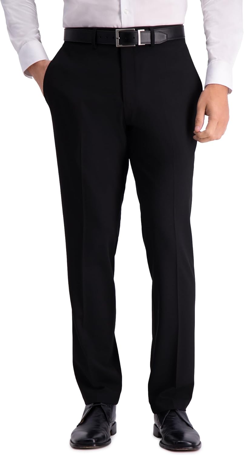 Men's Slim Fit Solid Performance Dress Pant
